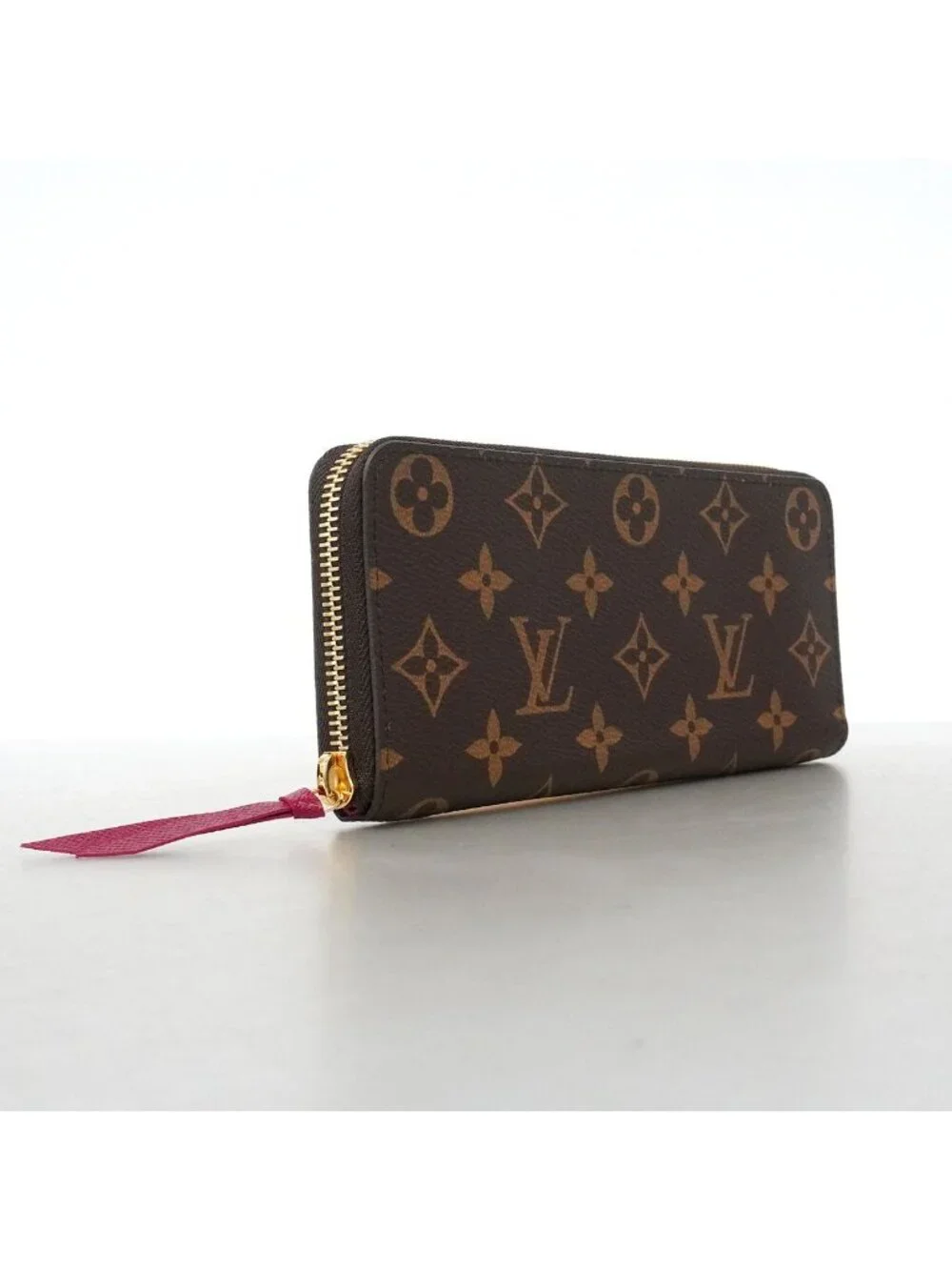 Louis Vuitton Wallet Monogram Portefeuille Clemence Fuchsia